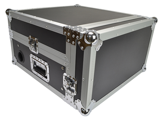 2U Mixer Case with Laptop Shelf